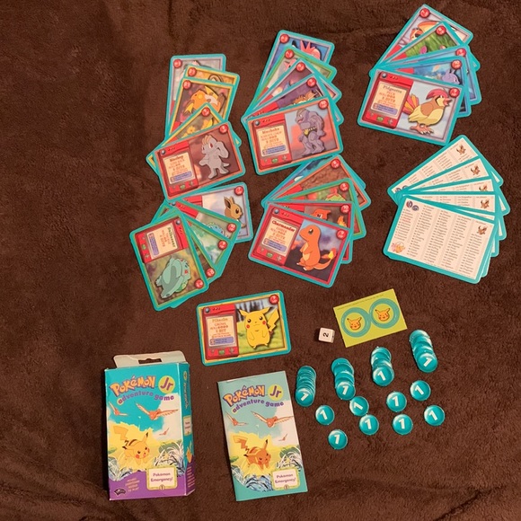 90s Pokémon Jr Adventure Game Vintage Collectors  Complete Rare Hasbro MB RPG - Picture 12 of 12
